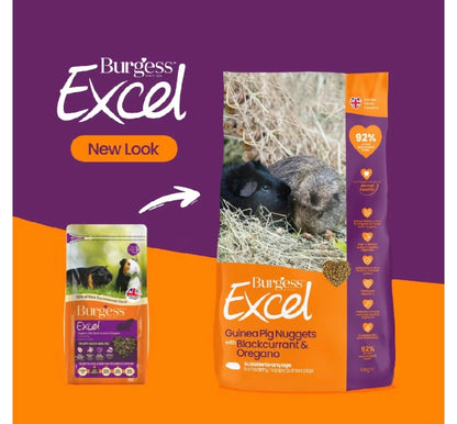 Burgess Excel Guinea Pig Nuggets with Blackcurrant & Oregano 1.5kg