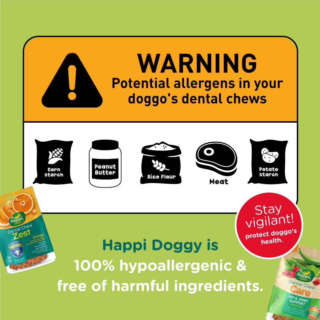 Happi Doggy Dental Chews – Petite 150g