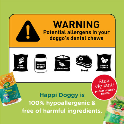 Happi Doggy Dental Chews – Petite 150g