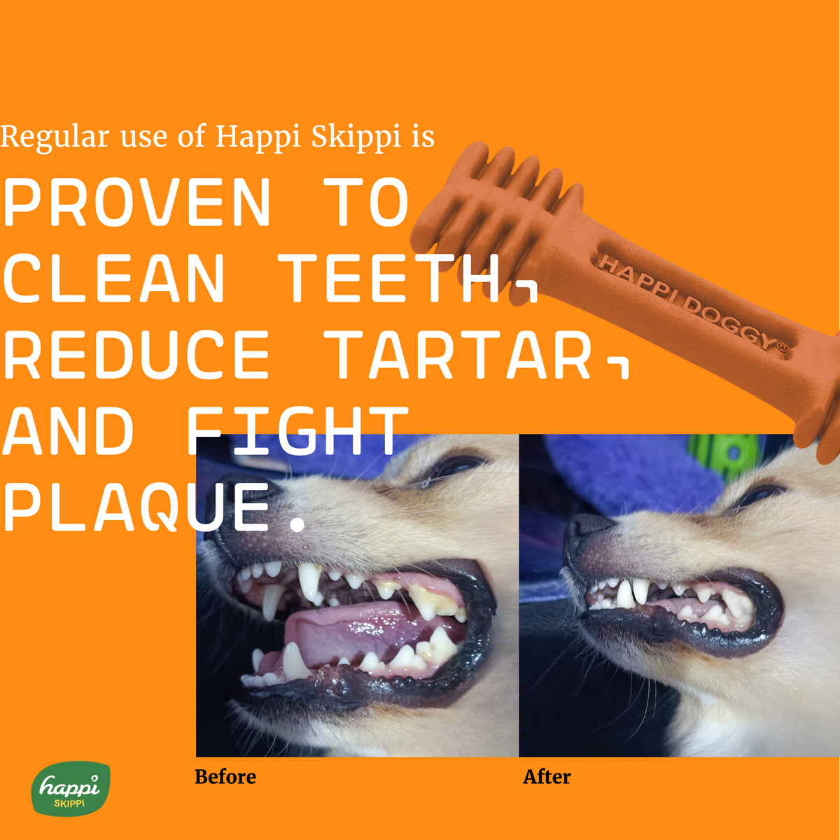Happi Doggy Dental Chews – Petite 150g