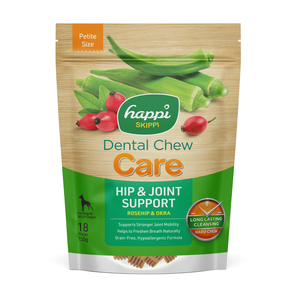 Happi Skippi Care Dog Dental Chews – 4 Flavours