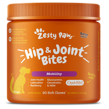 Zesty Paws Functional Bites for Dogs – 90 Soft Chew