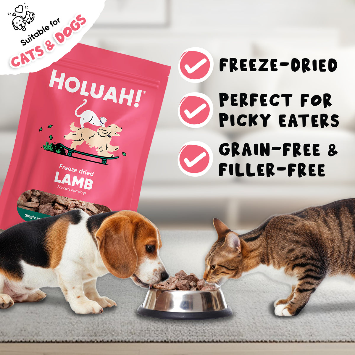 Holuah! Freeze-Dried Treats for Cats & Dogs