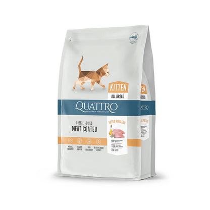 Quattro Dry Cat Food 1.5kg – Freeze-Dried Coated Kibble