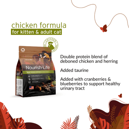 NurturePRO Nourish Life Slow-Cooked Dry Cat Food 1.8kg / 5.7kg