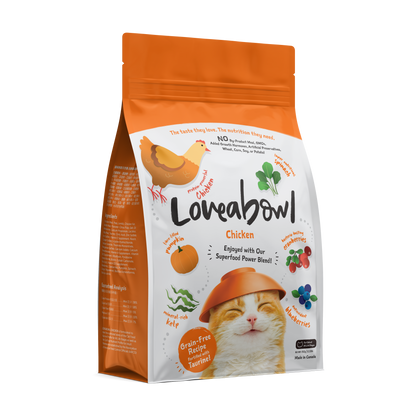 Loveabowl Grain-Free Dry Cat Food 150g – Trial Pack