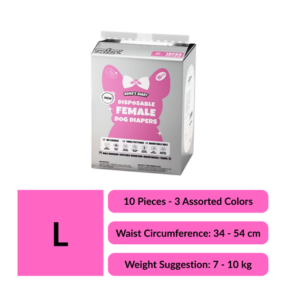 DONO'S DIARY Disposable Pet Diaper