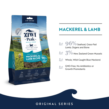 ZIWI Peak Air-Dried Mackerel & Lamb Cat Food