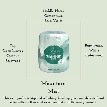 Natural Plant-Based Pet-Safe Air Freshener 250ml | Slow-Release Scent | Up to 60 Days | Dog & Cat