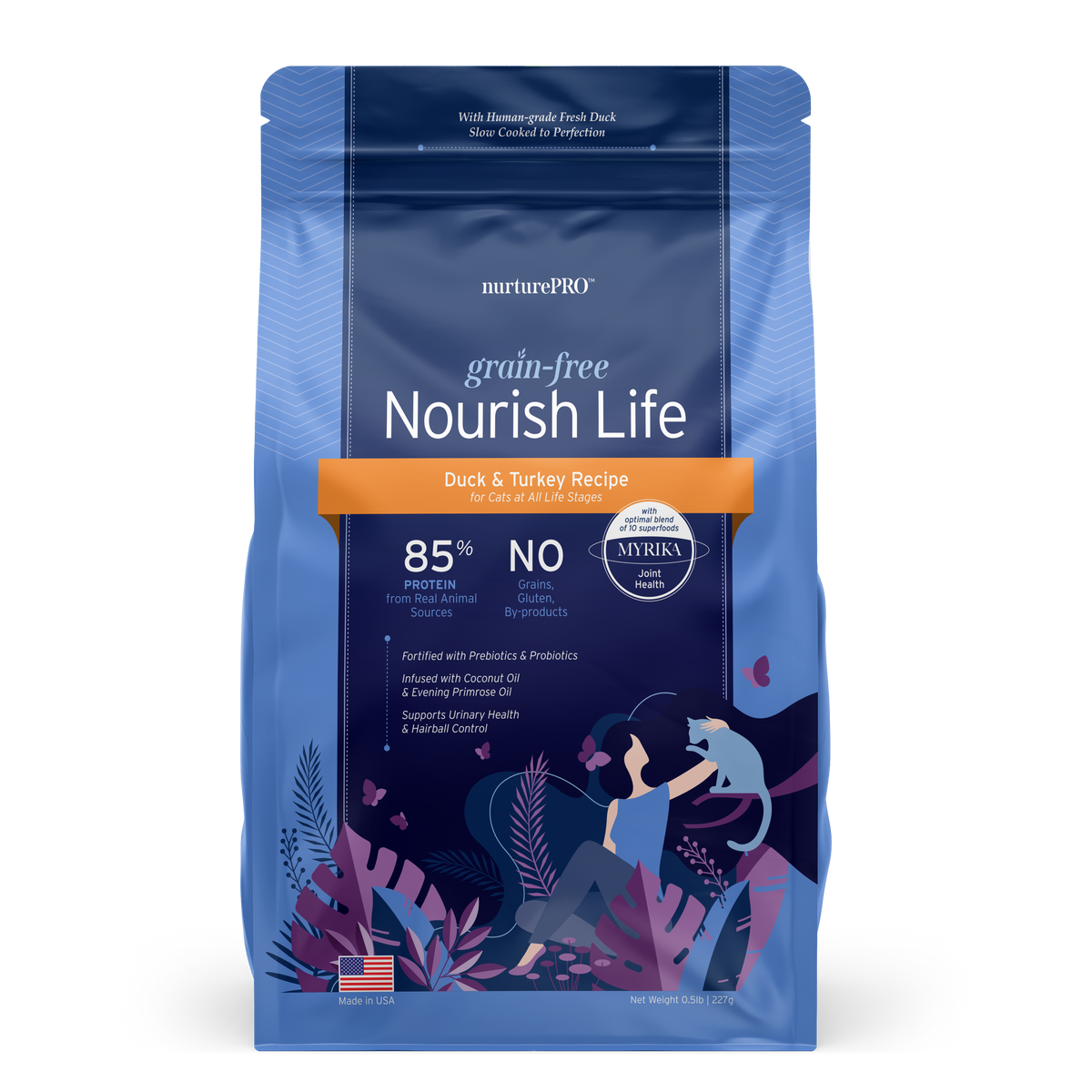 NurturePRO Nourish Life Grain-Free Dry Cat Food Trial Pack 227g