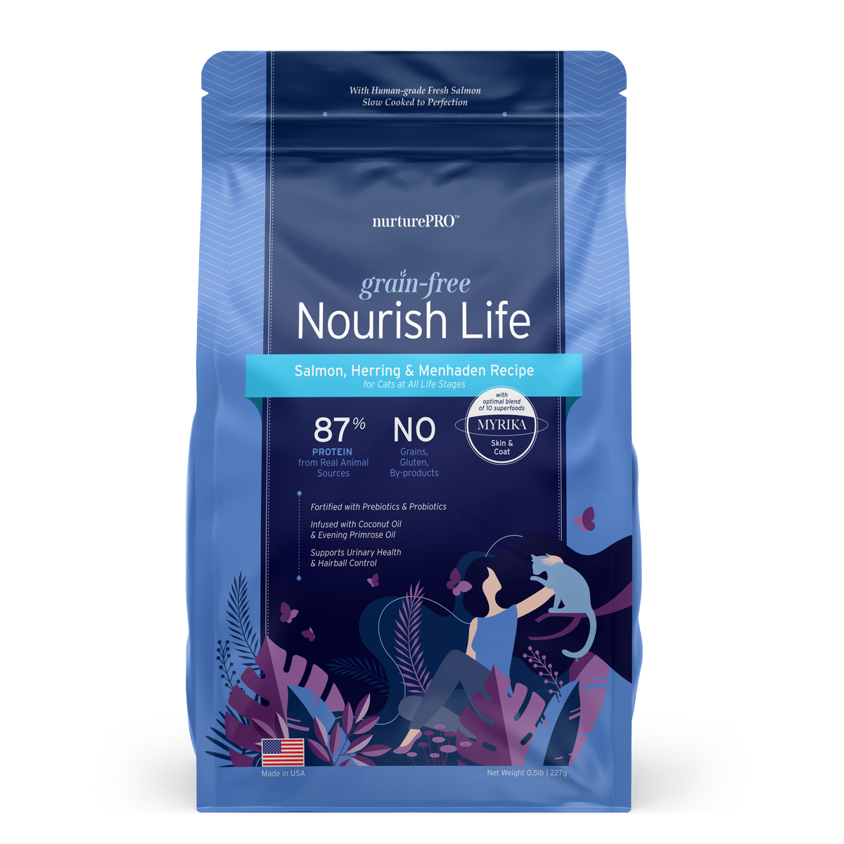 NurturePRO Nourish Life Grain-Free Dry Cat Food Trial Pack 227g