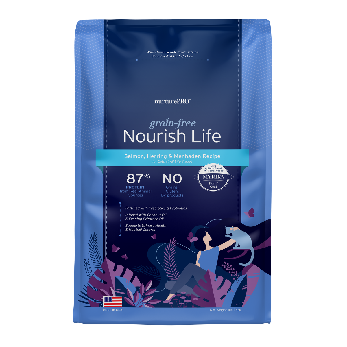 Clearance | NurturePRO Nourish Life Salmon, Herring & Menhaden Cat Food 5kg