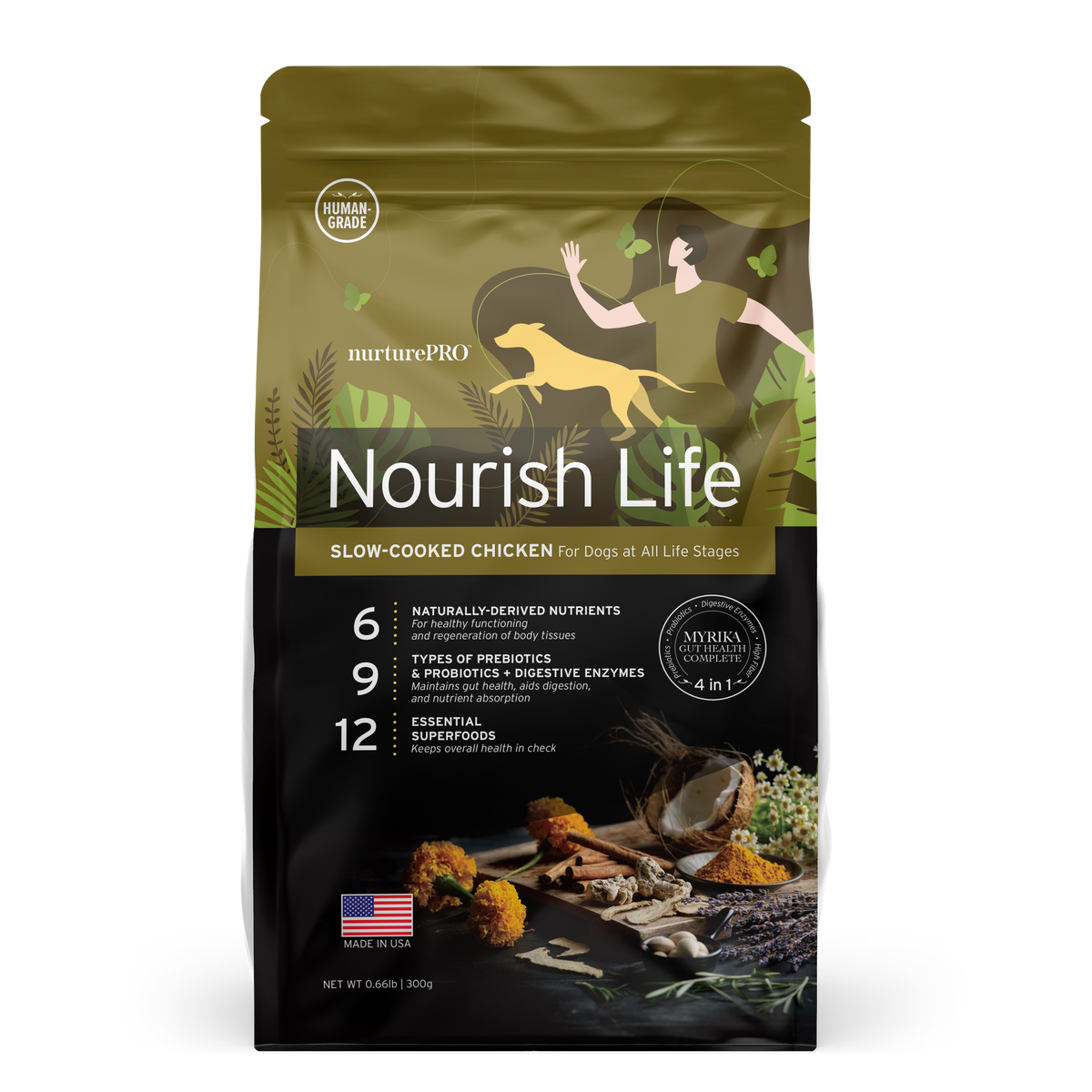 NurturePRO Nourish Life Slow-Cooked Dry Dog Food 300g