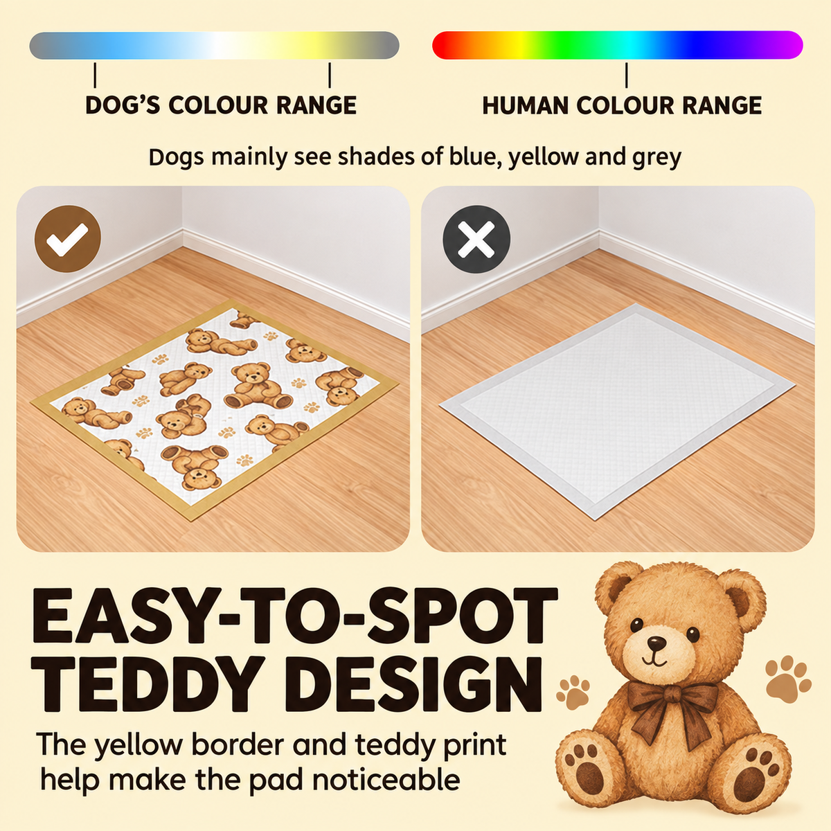 DONO'S DIARY Teddy Bear Pee Pad