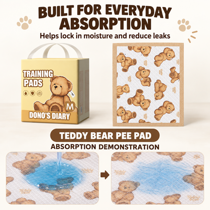 DONO'S DIARY Teddy Bear Pee Pad