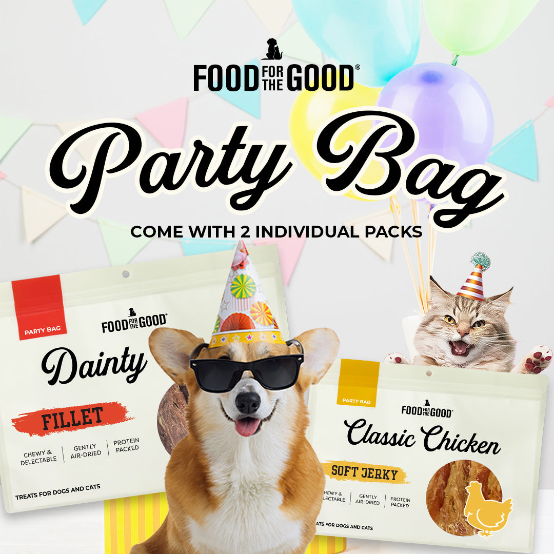 Food For The Good Party Bag Soft Jerky Cat & Dog Treats