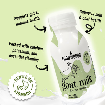 Food For The Good Goat Milk for Cats & Dogs – 200ml