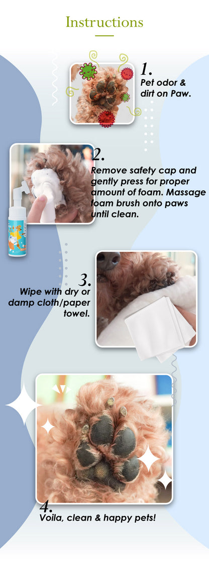 ODOUT Paw Cleansing Foam 150ml