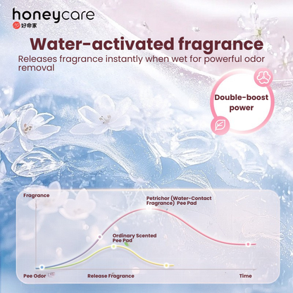 Honey Care Petrichor Premium Fragrance Pee Pads