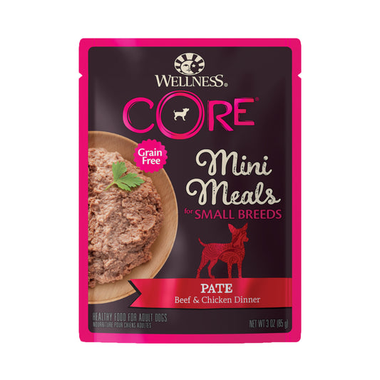 Wellness CORE Small Breed Mini Meals Wet Dog Food – 3 oz