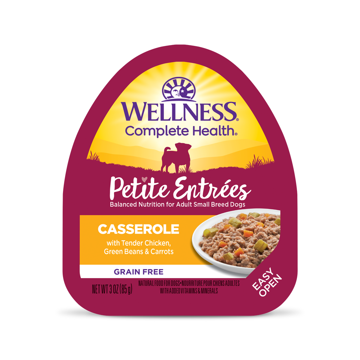 Wellness Petite Entrées Wet Dog Food – 3 oz