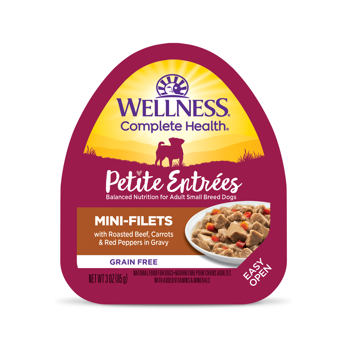 Wellness Petite Entrées Wet Dog Food – 3 oz