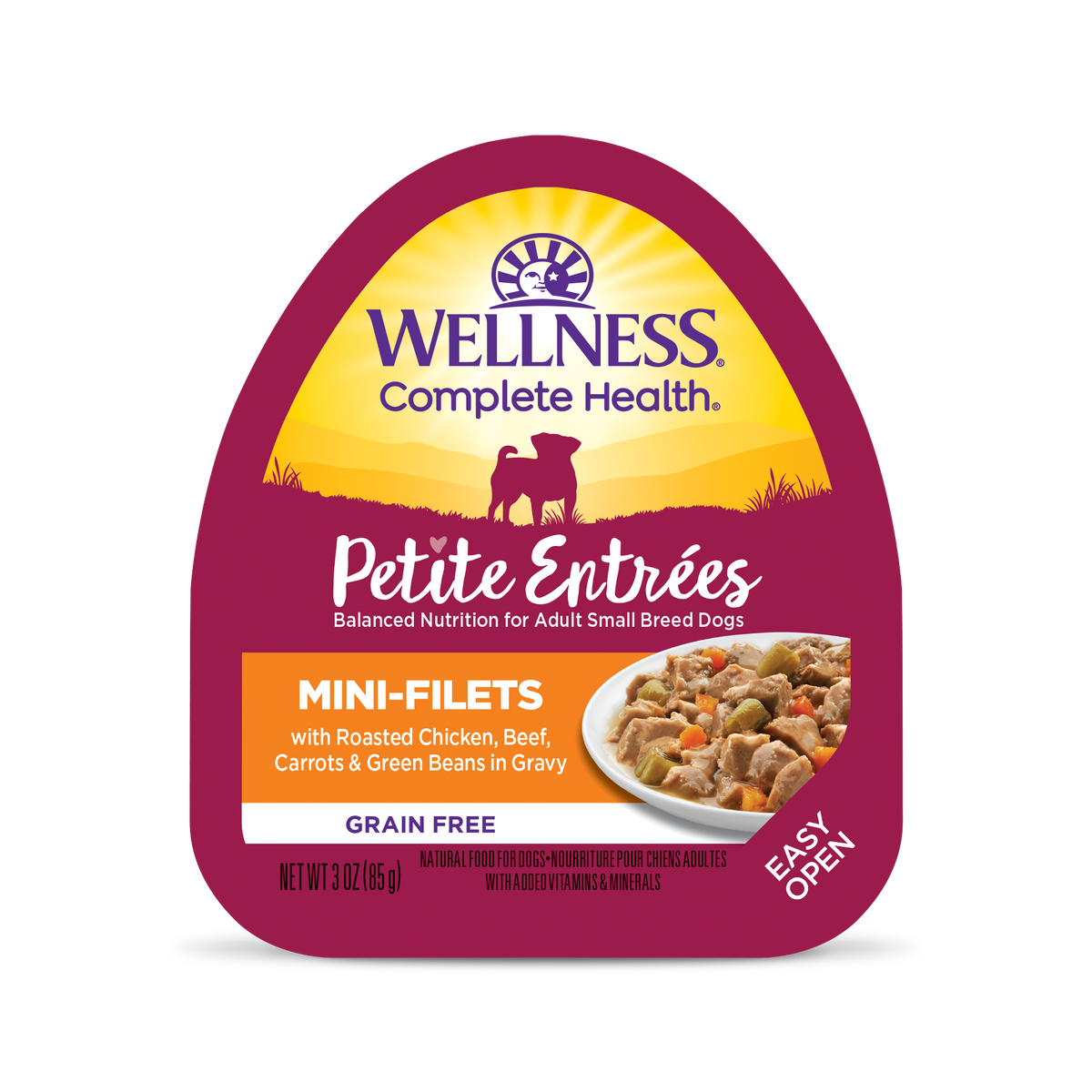 Wellness Petite Entrées Wet Dog Food – 3 oz