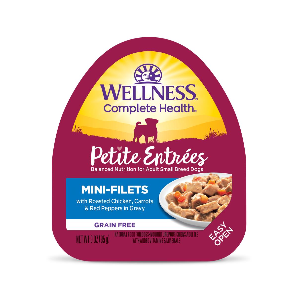 Wellness Petite Entrées Wet Dog Food – 3 oz