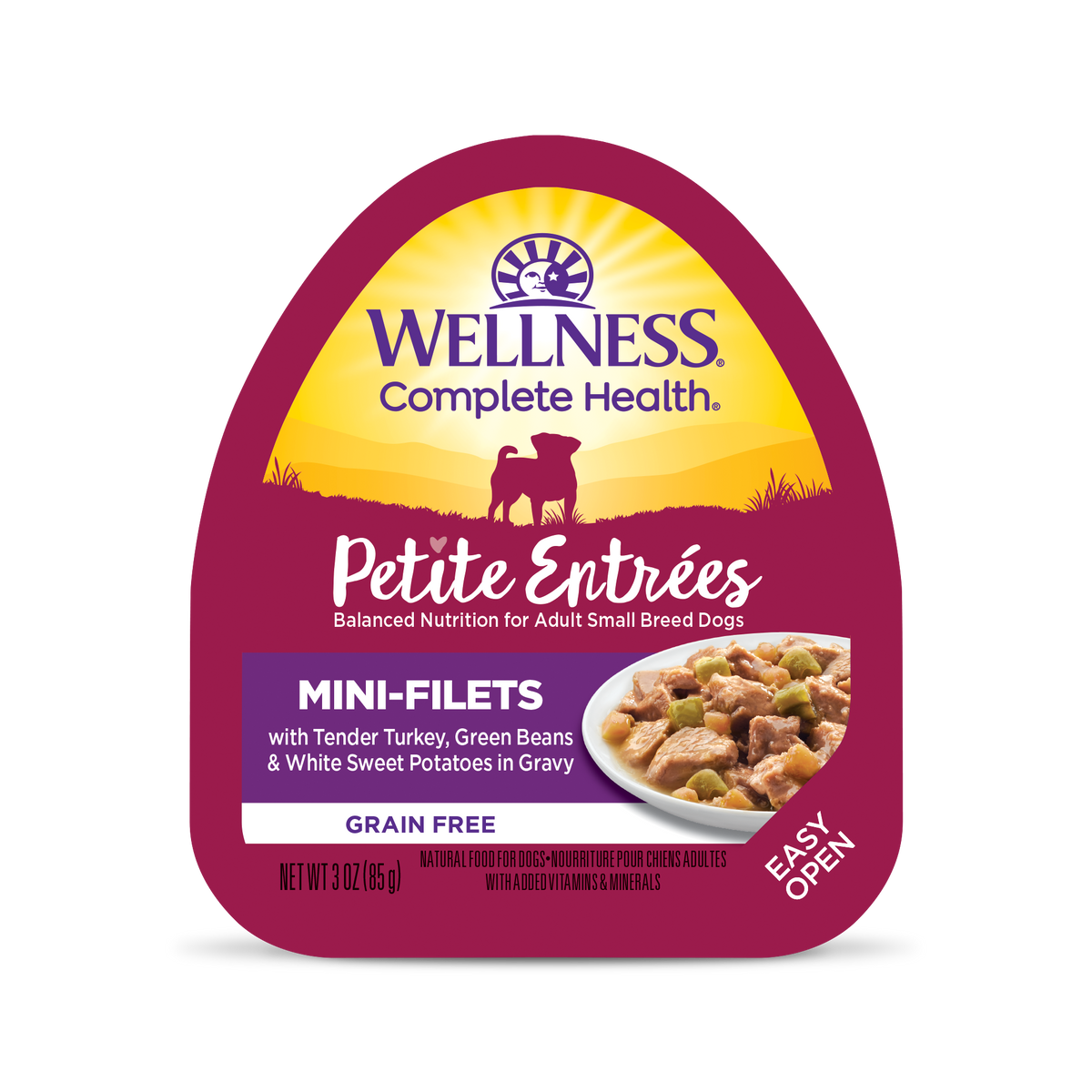 Wellness Petite Entrées Wet Dog Food – 3 oz