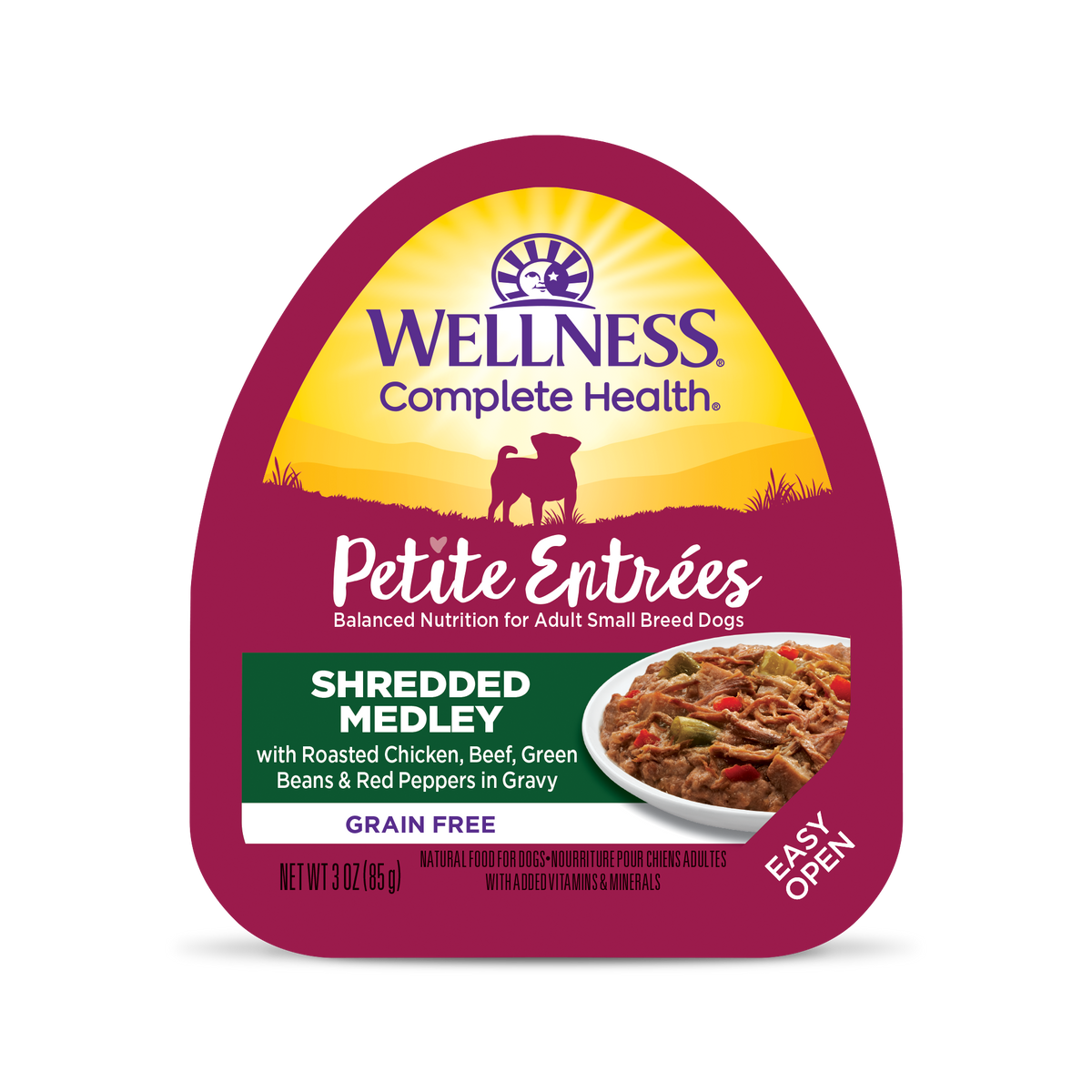 Wellness Petite Entrées Wet Dog Food – 3 oz