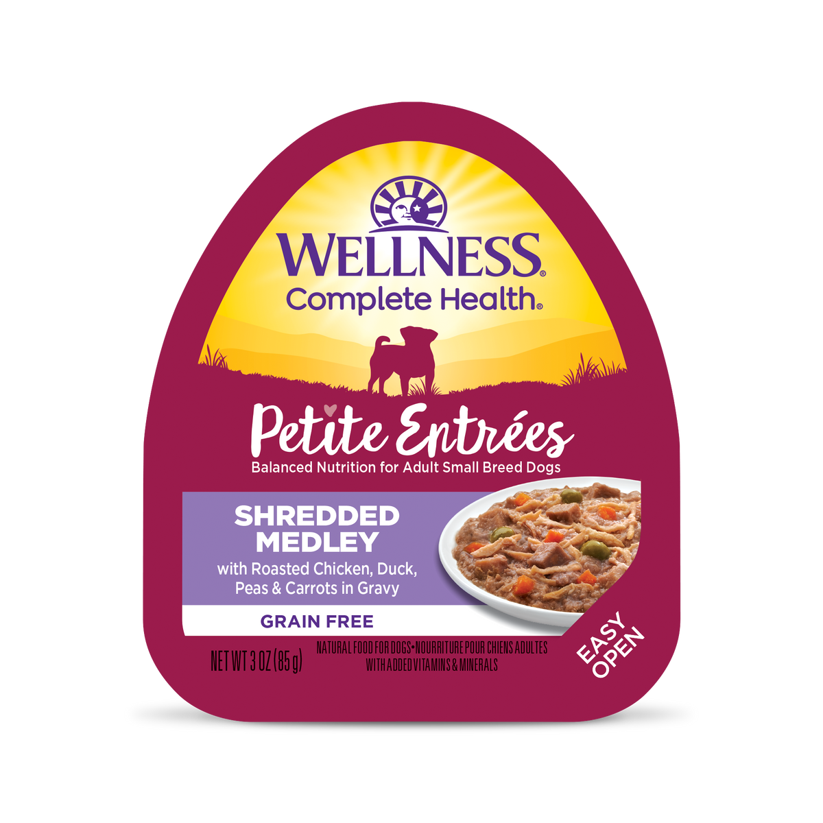 Wellness Petite Entrées Wet Dog Food – 3 oz