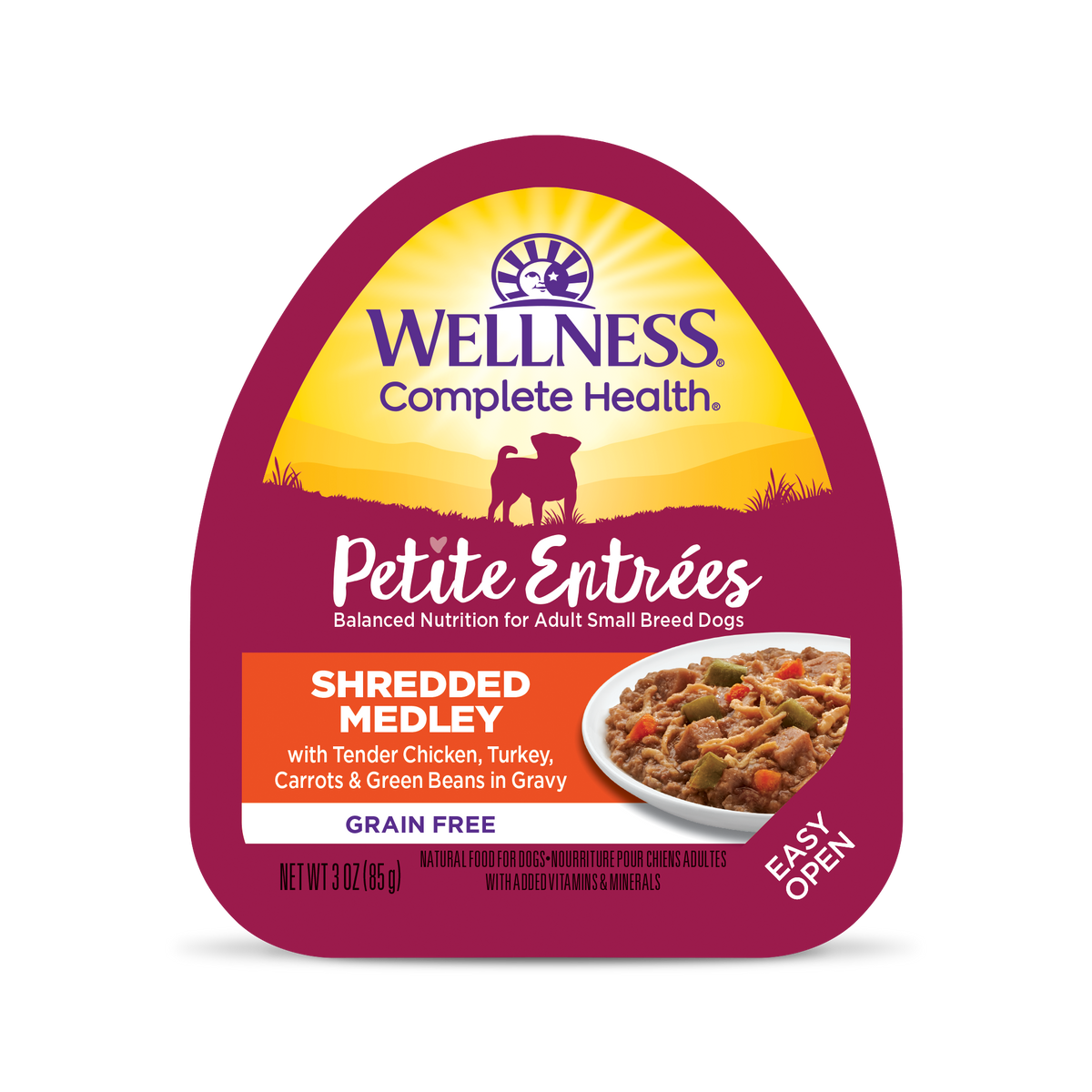 Wellness Petite Entrées Wet Dog Food – 3 oz