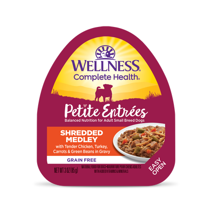 Wellness Petite Entrées Wet Dog Food – 3 oz
