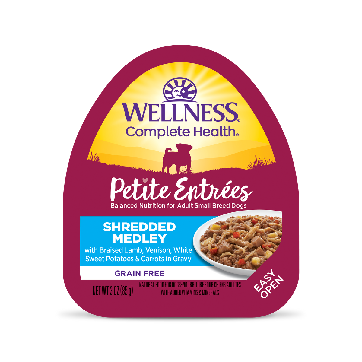 Wellness Petite Entrées Wet Dog Food – 3 oz