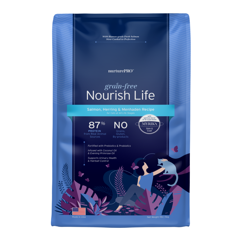 NurturePRO Nourish Life Grain-Free Dry Cat Food 1.11kg / 5kg