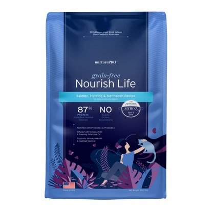 NurturePRO Nourish Life Grain-Free Dry Cat Food 1.11kg / 5kg