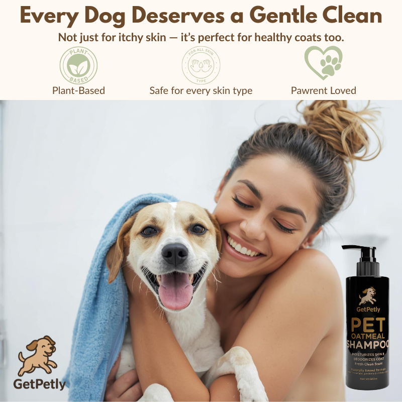 GetPetly Oatmeal Dog Shampoo 500ml