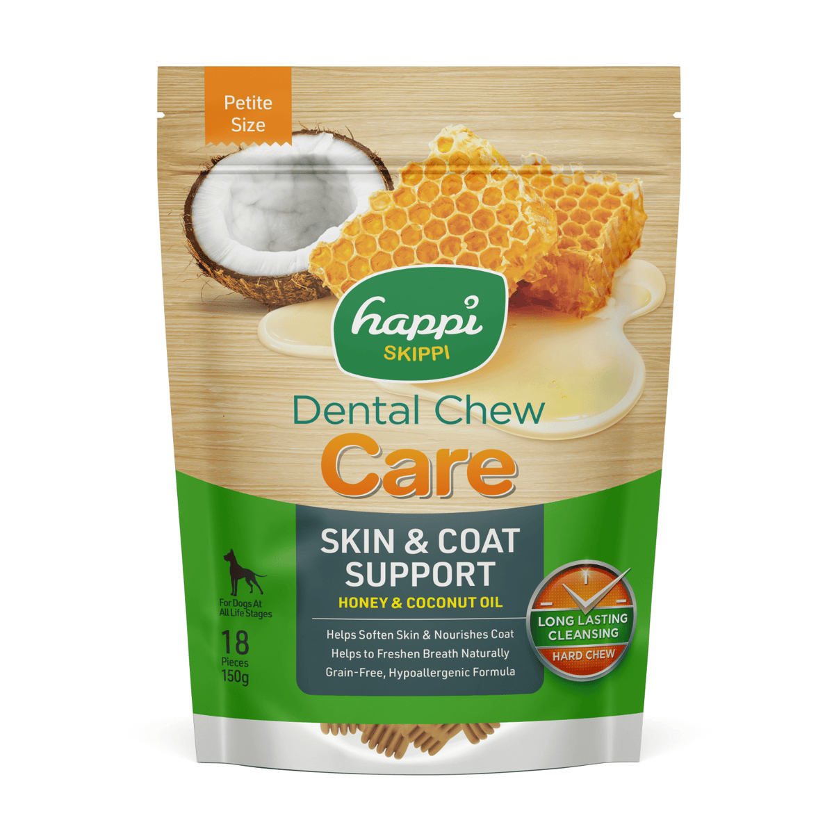 Happi Skippi Care Dog Dental Chews – 4 Flavours