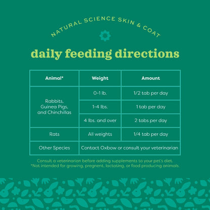 Oxbow Natural Science Supplements for Small Animals