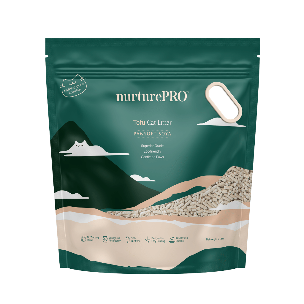 NurturePRO Tofu Cat Litter 7L | Fast Clumping & Low Dust