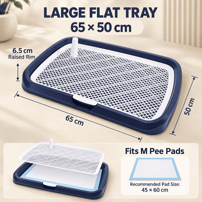 Dog Pee Tray with Grid – Back Wall or Flat Design