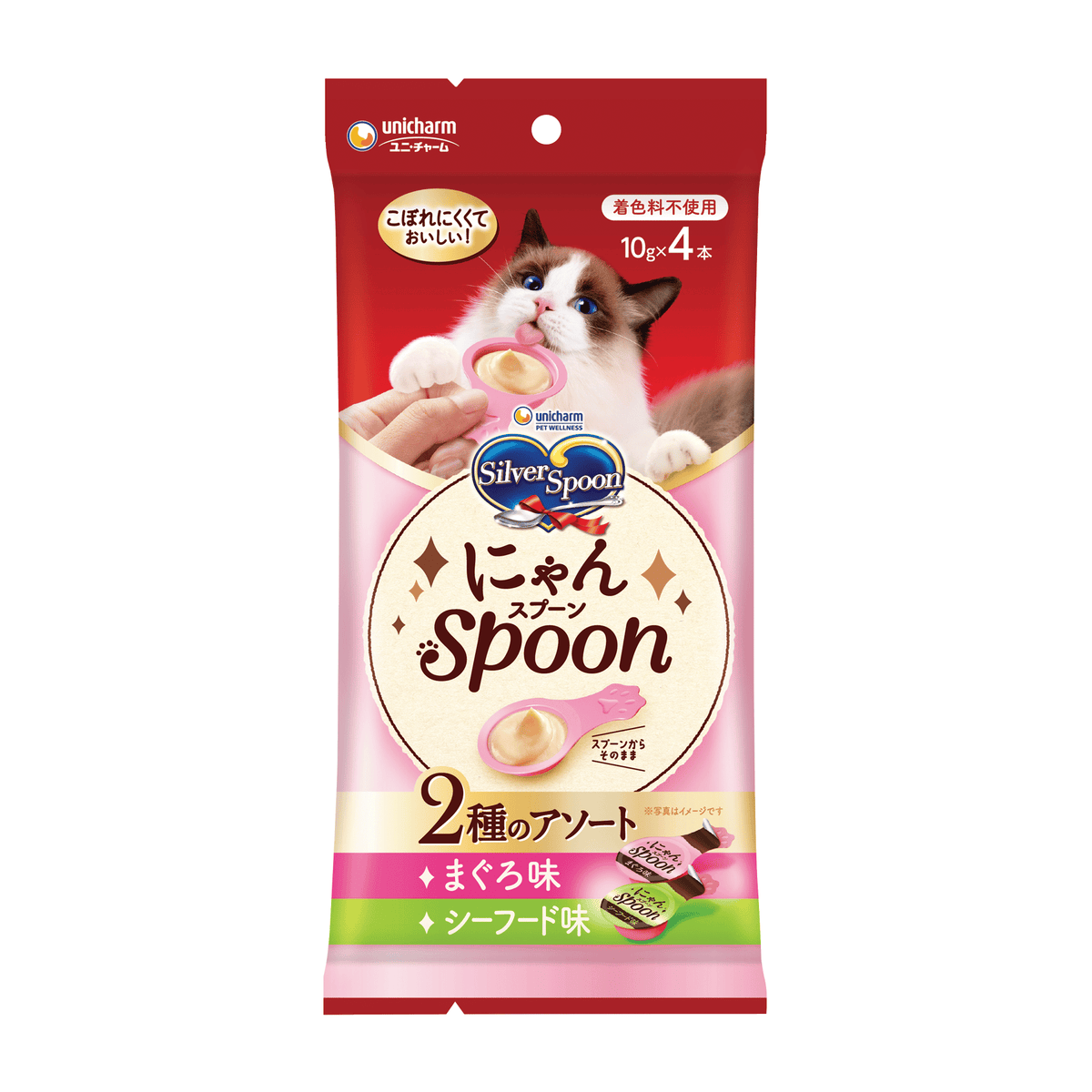 Unicharm Silver Spoon Wet Cat Treats – Spoon Type