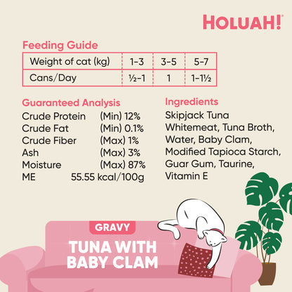 Holuah! Gravy Cat Canned Food 80g – Tuna Recipes