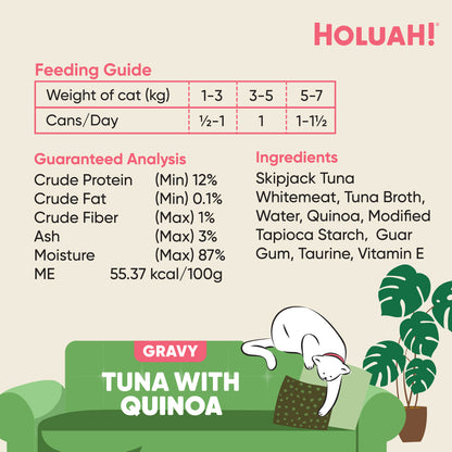 Holuah! Gravy Cat Canned Food 80g – Tuna Recipes
