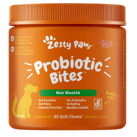 Zesty Paws Functional Bites for Dogs – 90 Soft Chew