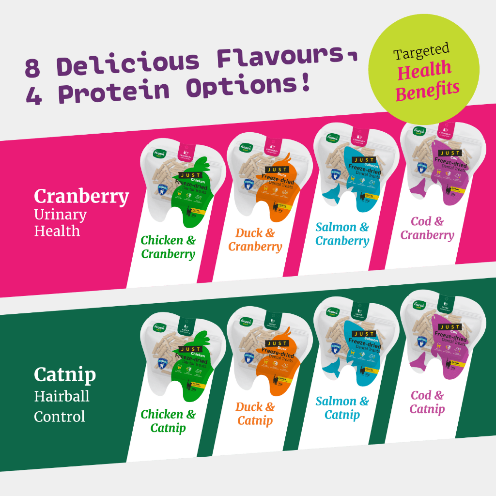 Happi Skippi Freeze-Dried Cat Dental Treats 30g