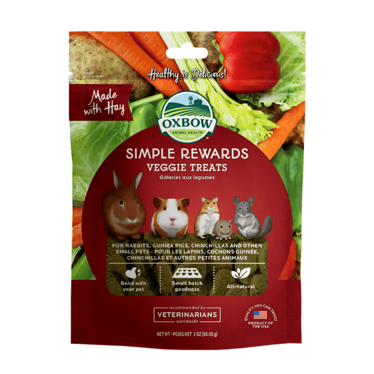 Oxbow Simple Rewards Treats for Small Animals