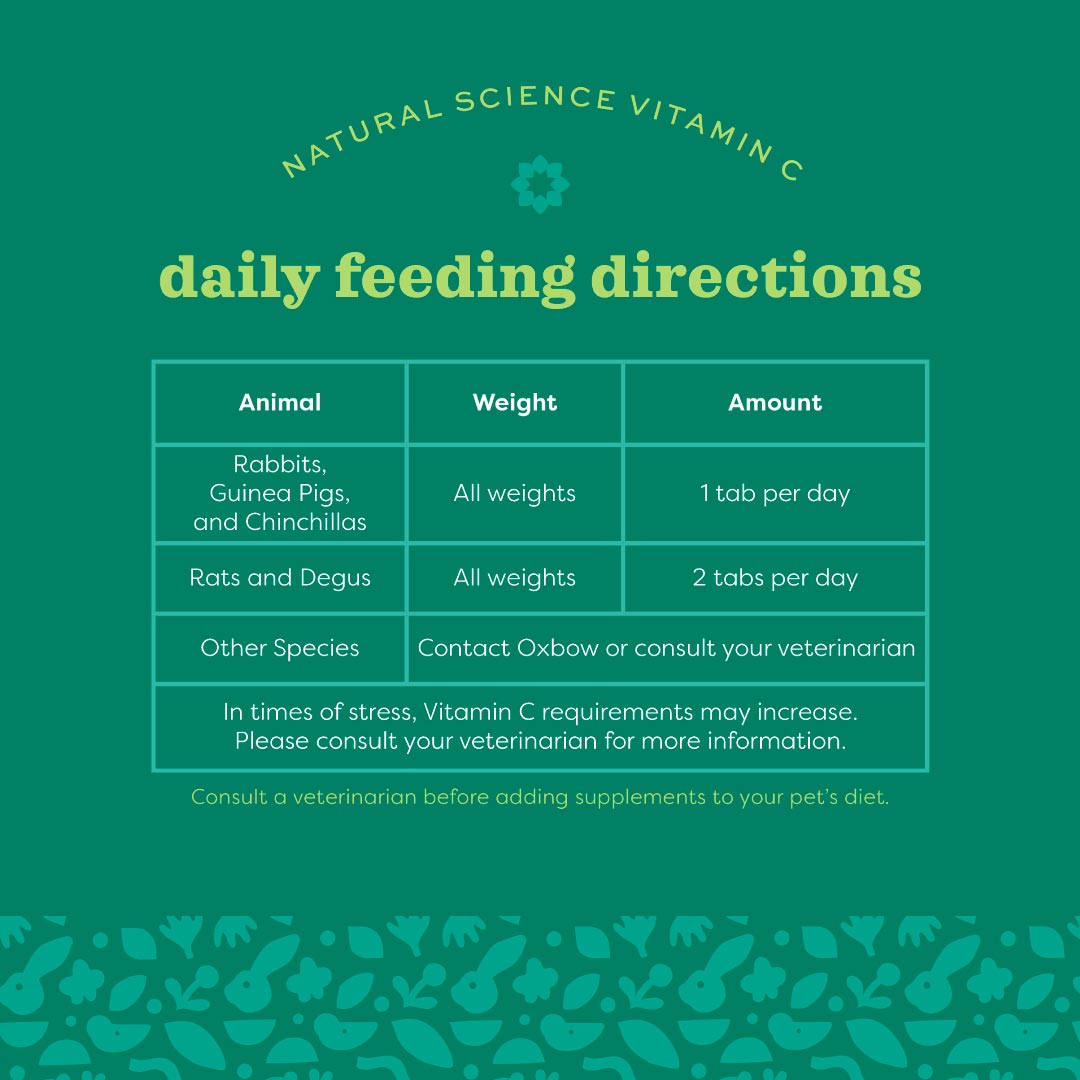 Oxbow Natural Science Supplements for Small Animals
