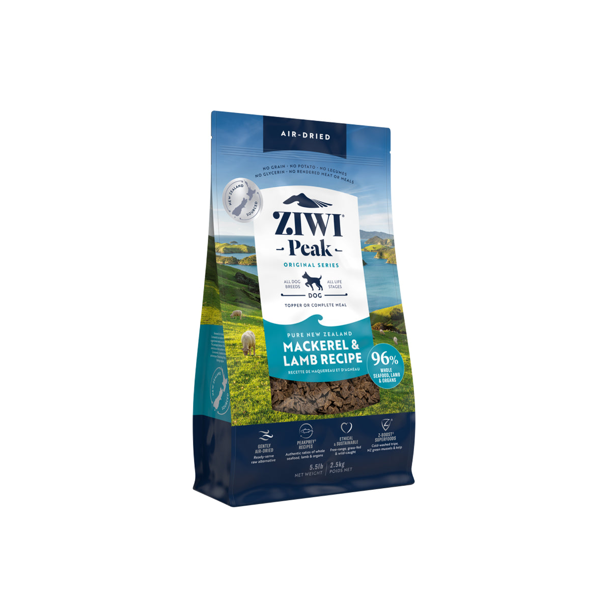 ZIWI Peak Air-Dried Mackerel & Lamb Dog Food