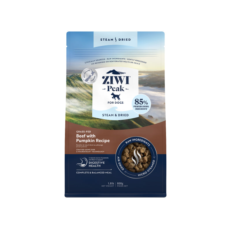 ZIWI Peak Steam & Dried Beef with Pumpkin Dog Food